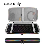 Geekria Keyboard Case for 87-Keys Wireless Keyboards, Keyboard Storage Bag Compatible with Logitech 