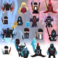 NEW 6/8/16pcs Solo Leveling Sung Jin Woo Building Blocks Set Anime Beru Igris Bellion Action Figure 