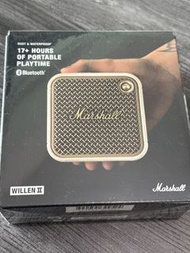 Marshall Willen II Portable Bluetooth Speaker 全新 靚Creamy色