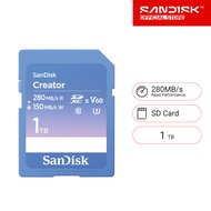SanDisk Creator Extreme Pro SD Card SDSDXEP 1TB C10UHS-IIU3V60 R/W280/150MB/s (SDSDXEP-1T00-GNCIS)
