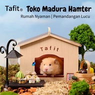 TAFIT - Madura Shop Hamster Wooden House Hideout Syria Dwarf Dormice