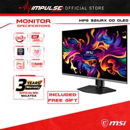 MSI MPG 321URX QD-OLED Gaming Monitor - (3840x2160 UHD)  32-inch, 4K UHD, 240Hz Refresh Rate, 90W US