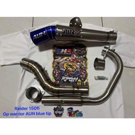♞WORM TYPE AUN THAILAND OPEN PIPE TUBE TYPE HIGH QUALITY 51mm for RAIDER 150 FI