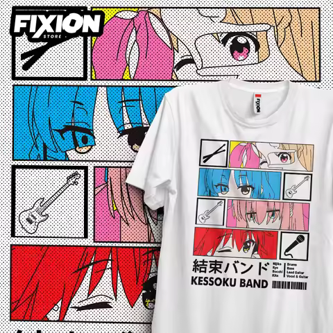 Bocchi The Rock – Marzo Anime T Shirt Manga Gift For Anime Lover All Size Cotton