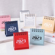 [Ready Stock] Simple Portable 2023 Calendar Mini Desktop Desk Calendar Schedule Time Schedule