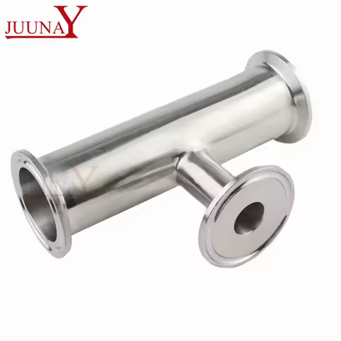 19mm x 38/51/63/76mm Pipe OD 1.5" x 1.5" 2" 2.5" 4" Tri Clamp Reducer Tee 3 Way SUS 304 Stainless Sa