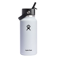 Hydro Flask 32Oz White Wide Flex Straw Cap