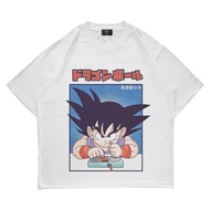 Gragon Ball T-shirt GOKU PLAY GAME KAOS VINTAGE OVERSIZE Graphic Tee Unisex Baju T Shirt Lelaki 100%