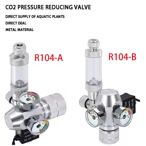 AC100-240V Aquarium CO2 Regulator Electromagnetic Valve Bubble Counter CO2 Control System Fish Tank 