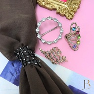 Ring Tudung Kerongsang Korea Brooch Ring Tudung Buckle Cincin Tudung Scarf Ring