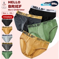 Men Boxer Brief Underwear Men Boxer Lelaki Men's Comfortable Boxer ( L - 5XL ) Seluar Dalam Lelaki 男