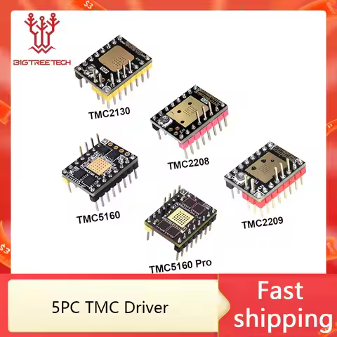 5PCS BIGTREETECH TMC2209 TMC5160 TMC2208 TMC2130 Stepper Motor Driver 3D Printer Parts For BTT Manta