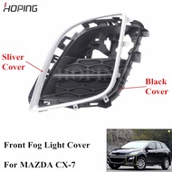 【No-Questions-Asked Refund】 Hoping Front Bumper Fog Cover For Mazda Cx-7 Cx7 2014 Replacement Fog Lamp Cover
