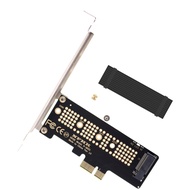 Deal4GO 2280/2260/2242/2230 M.2 SSD NVME M Key to PCIe Adapter Card w/Heatsink Cooler Thermal Pad Su