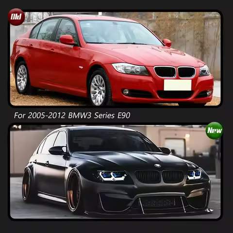 Auto AccessoriesCar Head Lamps For BMW 3 Series E90 headlights 2005-2012 Upgrade Modified LED Headli