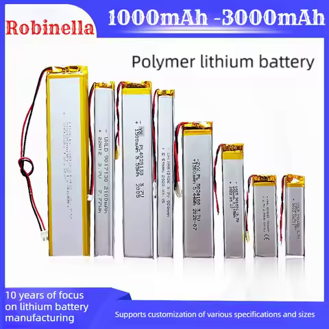 3.7V 200mAh 601230 Lithium Polymer Battery 301230 401230 501230 701230 801230 Rechargeable Lipo Batt