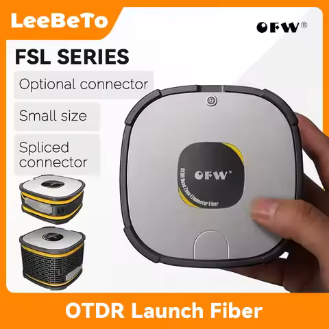 OFW OTDR Launch Cable Fiber 1000/2000M Single Mode SC/FC Test Extension Cord Time Reflectometer Dead