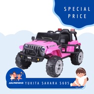 Mainan Anak MOBIL AKI JEEP SAHARA - KYZ 605 PINK