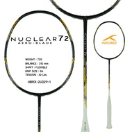 ไม้แบดมินตัน HUNDRED BADMINTON RACKET -  NUCLEAR 72 (029-1) ฟรีเอ็น+กริป+ซอง+ประกัน(ทางร้านไม่ได้ขึ้