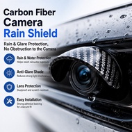 360 Degree Panorama Camera Protection Cover For Car HD Lens Rainproof Carbon Fiber Universal 360 Mod