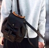 Gucci bamboo backpack bag 文青背包