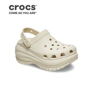 Crocs Unisex Classic Mega Crush Clog in Bone