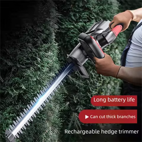 8.0Ah Electric Hedge Trimmer Brushless Dual Edge Electric Hedge Trimmer Rechargeable Trimming Scisso