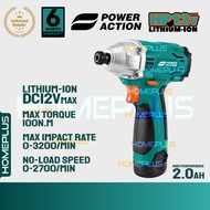Homeplus Power Action CIS120 Cordless Impact Screwdriver Wrench Drill 12V Driver Kunci Skru Mesin Pe