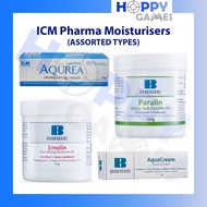 ICM Pharma Emolin Emulsifying Ointment | Paralin White Soft Paraffin | AquaCream Aqueous | Aqurea Mo