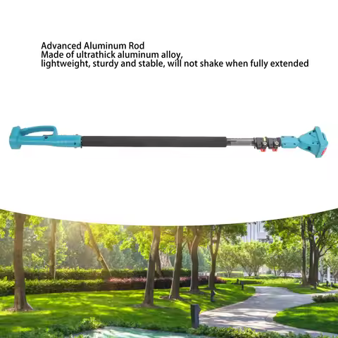 Cordless Pruning Shears Extension Pole Anti Slip Handle Rotating Head Electric Tree Pruner Pole 8.2 