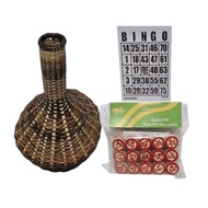 Bingo Nito Alugan , 50 Pieces Bingo Card and Bingo Chips Set