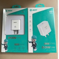 Genuine ZEQI brand 20W type C charger, code ZE3C35 (tn)