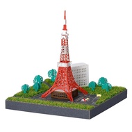 Kawada Paper Nano 360 Tokyo Tower 7×7.1×7cm 12 years old and above Paper Craft Craft Kit Miniature K