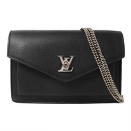 LOUIS VUITTON 牛皮皮革Mylockme Chain Pochette鏈帶肩背袋