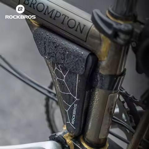ROCKBROS Folding Bicycle Waterproof Triangle Bags for Brompton Bike 0.32L Portable Mini Brompton Bag