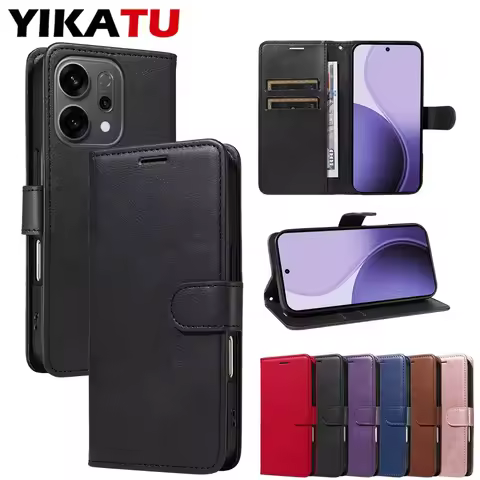 Flip Magnetic Wallet Leather Phone Case For OPPO Reno14 F 5G Reno13 Pro Reno12 Reno11 Reno10 Reno9 P