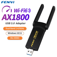 【Must-Have Accessories】 WiFi 6 AX1800 USB 3.0 Adapter Dual Band 2.4G/5Ghz USB Dongle Wifi Network An