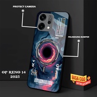 Oppo Reno 14 5G 2025 Glass Case hp For Oppo Reno 14 5G 2025 Casing hp For Oppo Reno 14 5G 2025 Softc
