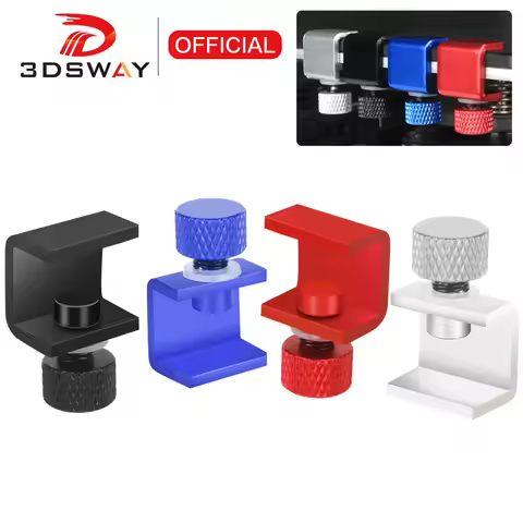 3DSWAY 4Pcs/8Pcs 3D Priner Aluminum Adjustable Bed Clip Ender 3 Heatbed Clamp For 3D Printer Build P