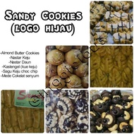Ready Stock Kue Kering Sandy Cookies (Label Hijau) 250Gr - Nastar,