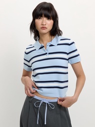 [Pomelo] เสื้อโปโลลายทาง / Striped Polo Top