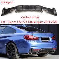F32 F33 F36 MP Style Carbon Fiber Rear Bumper Diffuser For BMW 4 Series F32 F33 F36 M Sport 420i 428