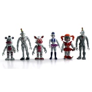 Fnaf 6piece Charming Five Nights At Freddys Mini Figurines Ideal For And Display Play