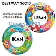 36013 SwimRing Bee & Fish / Bestway 56cm Bestway Children's Float