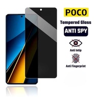 Tempered Glass Anti Spy Poco F6 F6 Pro F5 Pro F5 F4 GT F4 F3 GT F3 F2 Pro F2