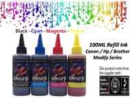 Idea Ink Canon Pixma MP486 / MP496 / MP497 / E3170 /E3177 / E400 / E410 / E417 / E460 /IP1200/IP1300/IP1600/IP1700/IP1880/IP2200/IP2580 Series Universal Refill Ink Bottle for Ciss Printer