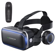 Kính xem phim 3D trên điện thoại VR Shinecon 6.0 Tặng tay cầm chơi game bluetooth 3.0