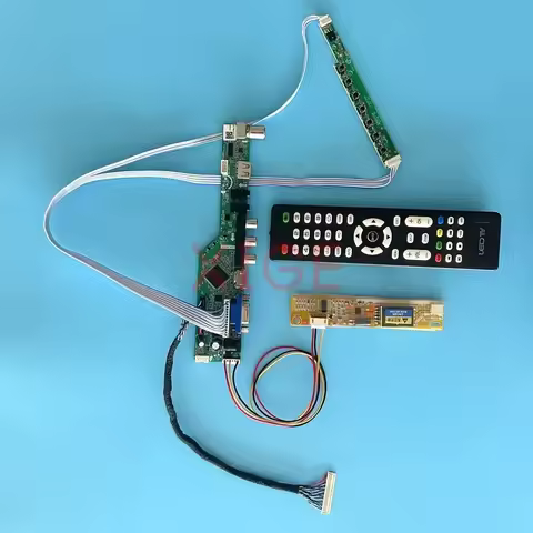 Controller Driver Board Fit LP171W01 LP171WP4 LP171WX2 1CCFL LCD Panel 30-Pin LVDS TV Analog AV+HDMI