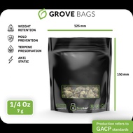 Grove Bags Curing Bag 1/4 oz (7g) 20 Pieces With TerpLock To Maintain Odor Prevent Fungus under GACP
