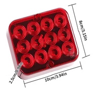 ♥♥♥12V 24V LED Fog Lights Trailer Tail Lights Plastic Truck Turn Signal Lights